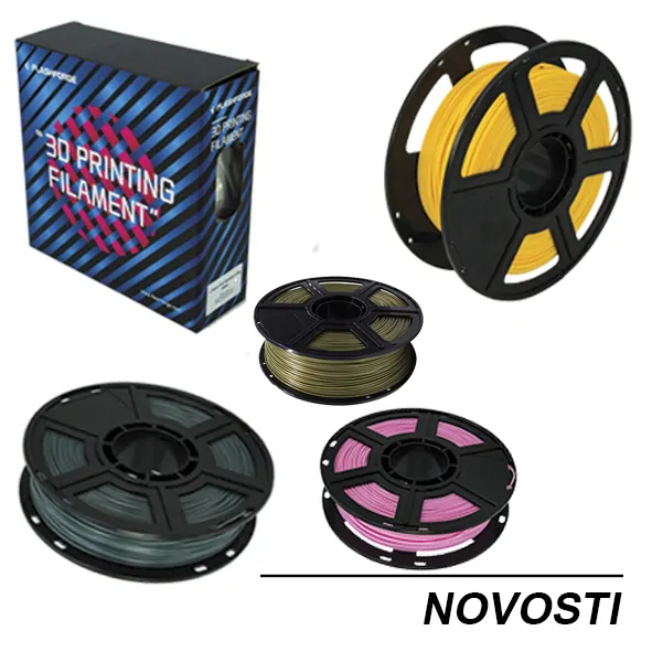 Novi filamenti za 3D printere!