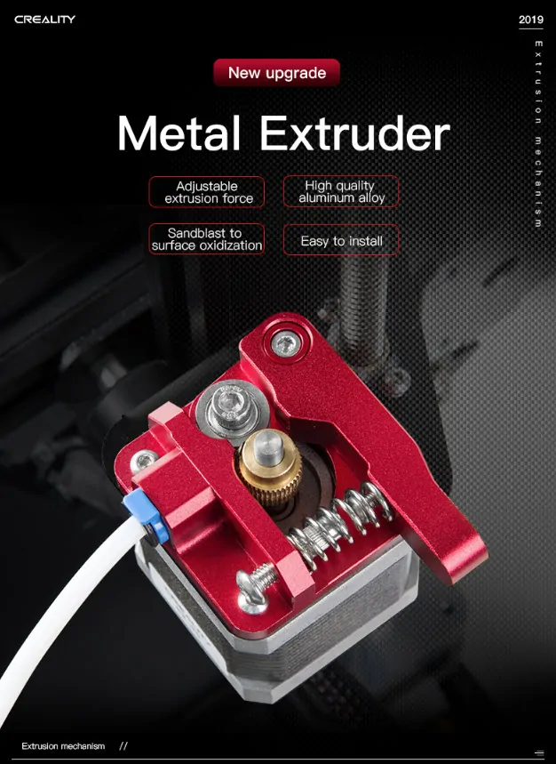 Creality metal extruder kit - Red - Slika 2
