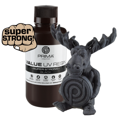 PrimaCreator Super Strong UV Resin – Black 500 ml