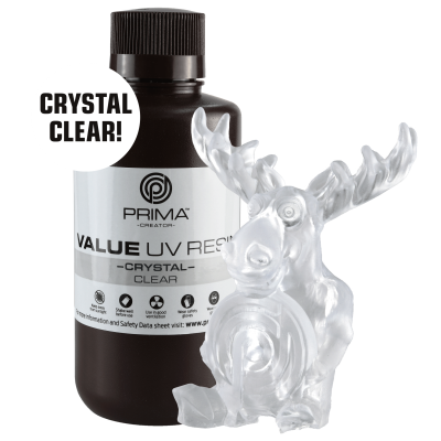 PrimaCreator UV Crystal Resin – Clear 1000 ml