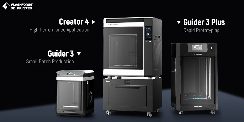 Novi Flashforge Creator 4 i Guider 3 Serija dostupni!