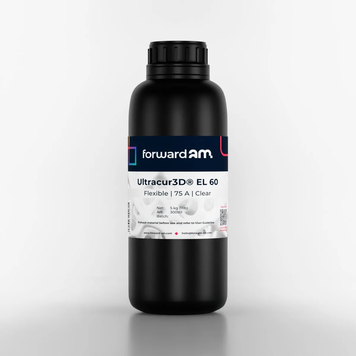 BASF Ultracur3D EL 60 Flex Resin 1Kg - Clear