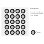 Revopoint High Visibility Markers - 10 mm - Magnetic